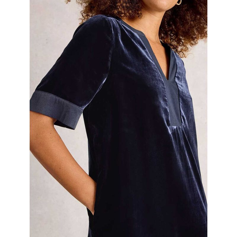 White Stuff June Velvet Dress image number 3